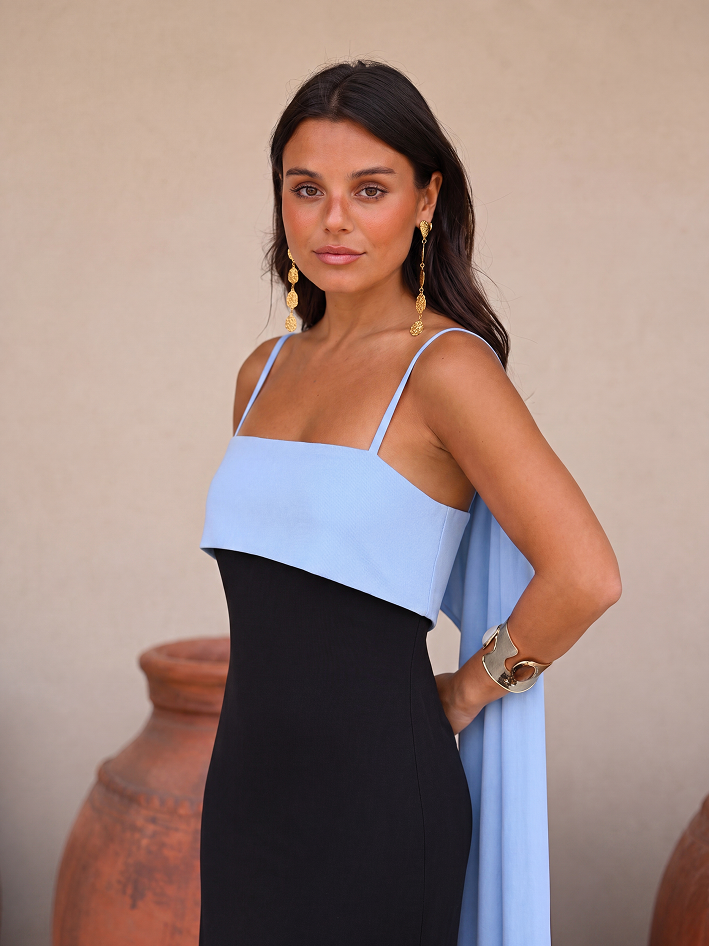 Joanna / Abito nero e blu