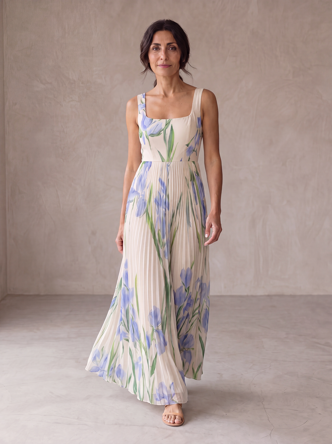 Oriah | Abito Maxi A-Line Floreale