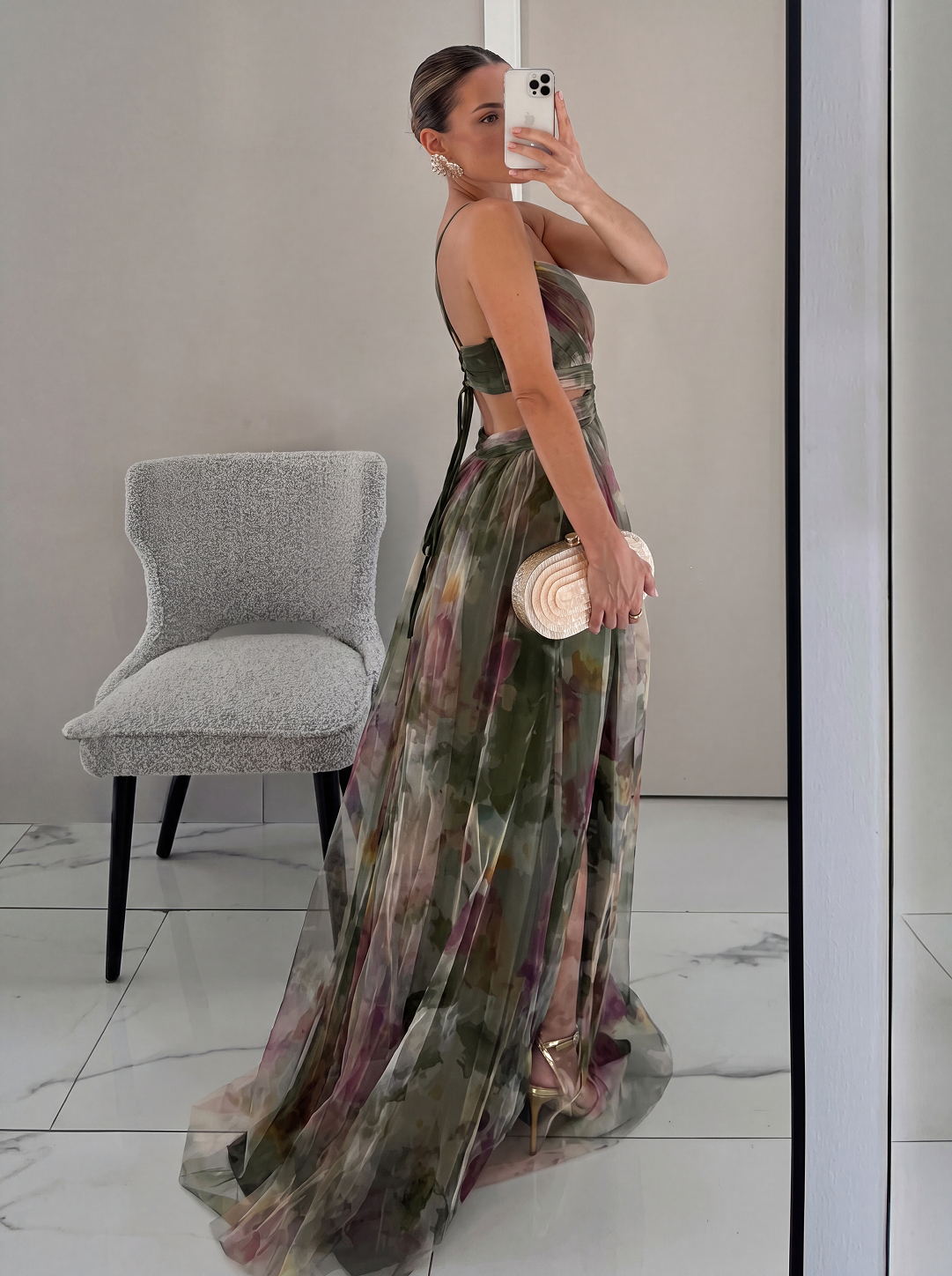 Giselle | Incantevole Maxi-Abito con Stampa Floreale
