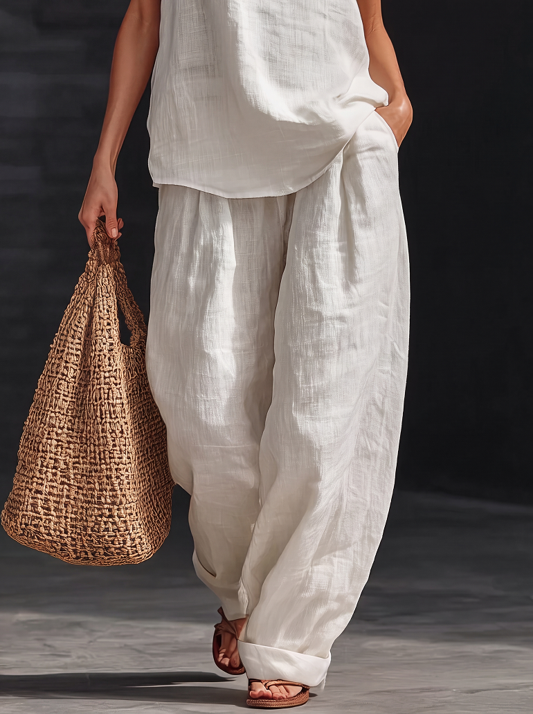 Zoë™ | Set senza maniche con pantaloni larghi