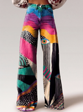 Talia | Pantaloni a zampa boho-chic