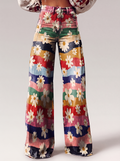 Leon | Eleganti pantaloni a fiori