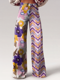 Isadora | Pantaloni bohémien a fiori