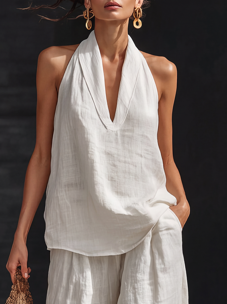 Zoë™ | Set senza maniche con pantaloni larghi