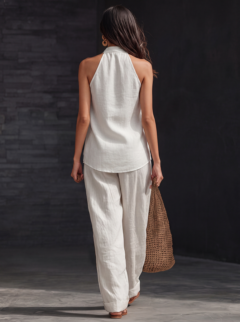 Zoë™ | Set senza maniche con pantaloni larghi